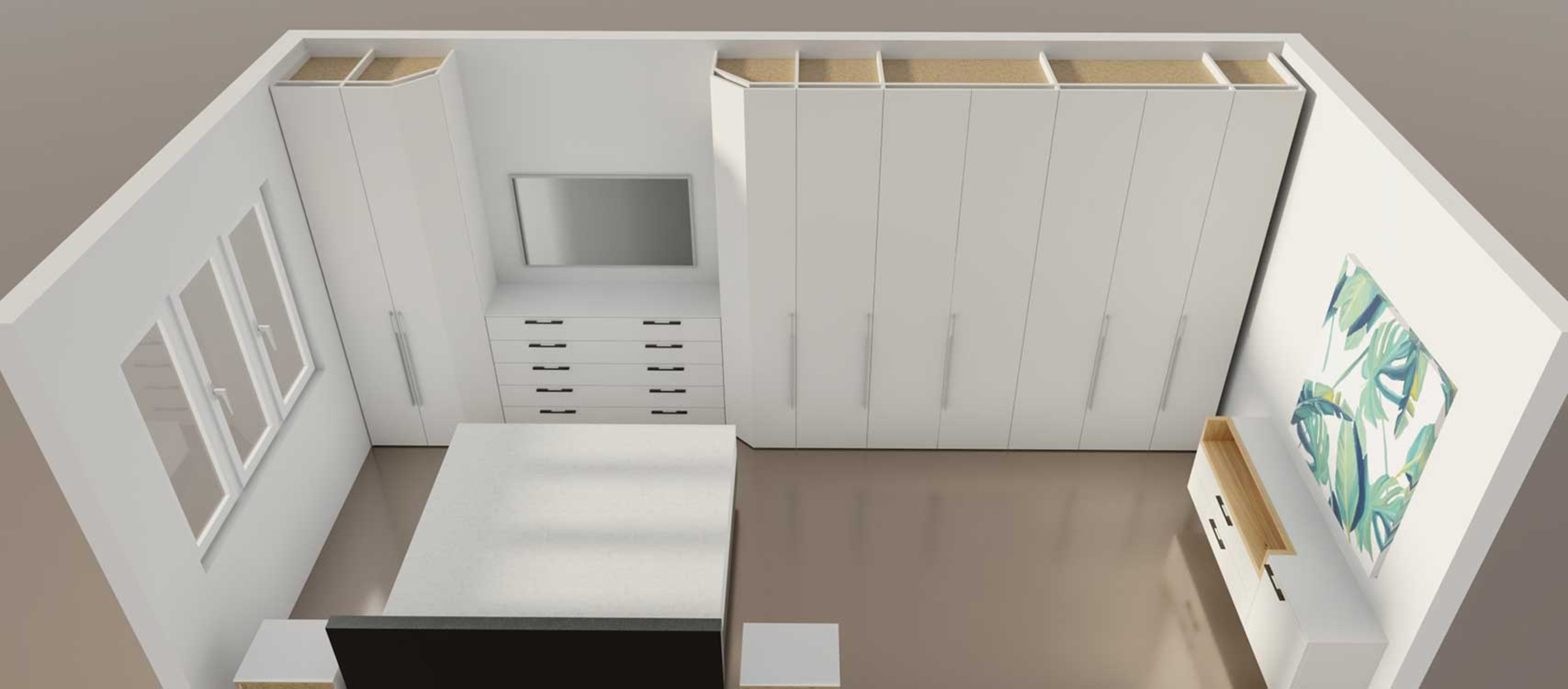 3D-Planung-Schlafzimmer Ansicht1